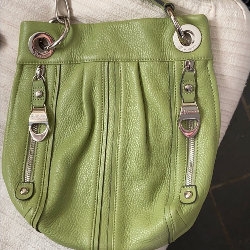 B Markowsky Crossbody Bag - Celery Green